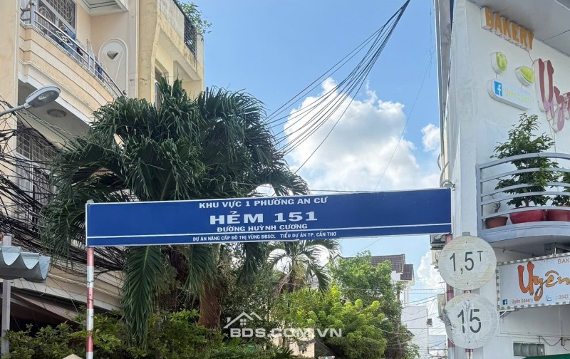 BÁN NHÀ 1 TRỆT 2 LẦU HẺM 151 HUỲNH CƯƠNG - PHƯỜNG AN CƯ, TP CẦN THƠ - 6 TỶ 999 TRIỆU